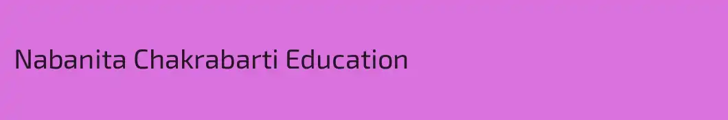 Nabanita Chakrabarti Education